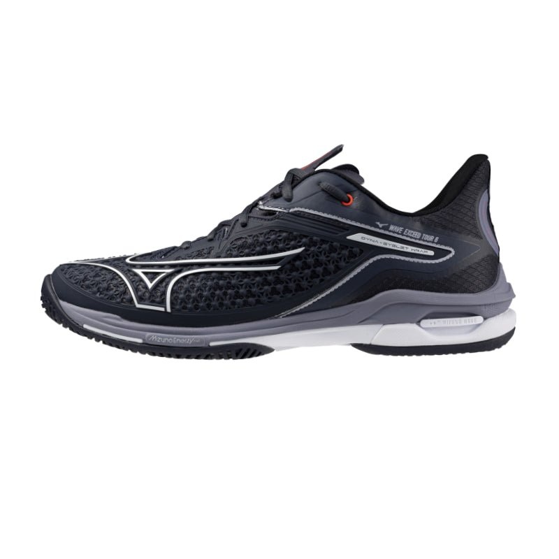 MIZUNO WAVE EXCEED TOUR 6 AC MEN’S Tennis Shoes – Odyssey Grey/White/Blue Granite