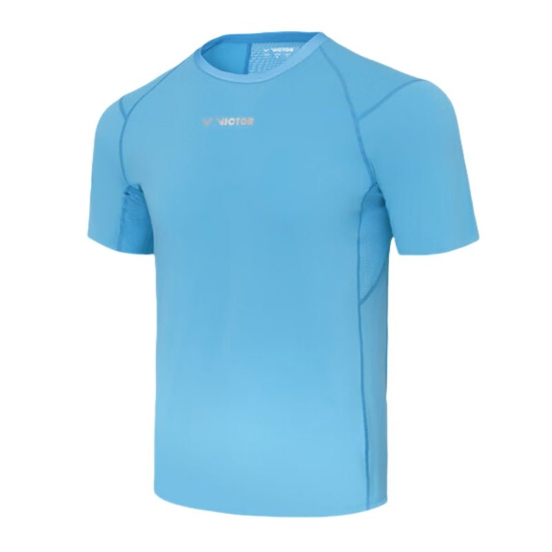 VICTOR CAPSULE Collection Unisex Knitted T-Shirt T-501CPS-M Blue
