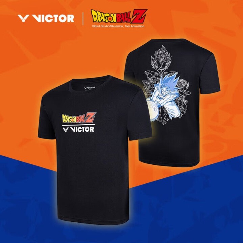 VICTOR x Dragon Ball Z Unisex Knitted T-Shirt – T-502DBZ-C Black