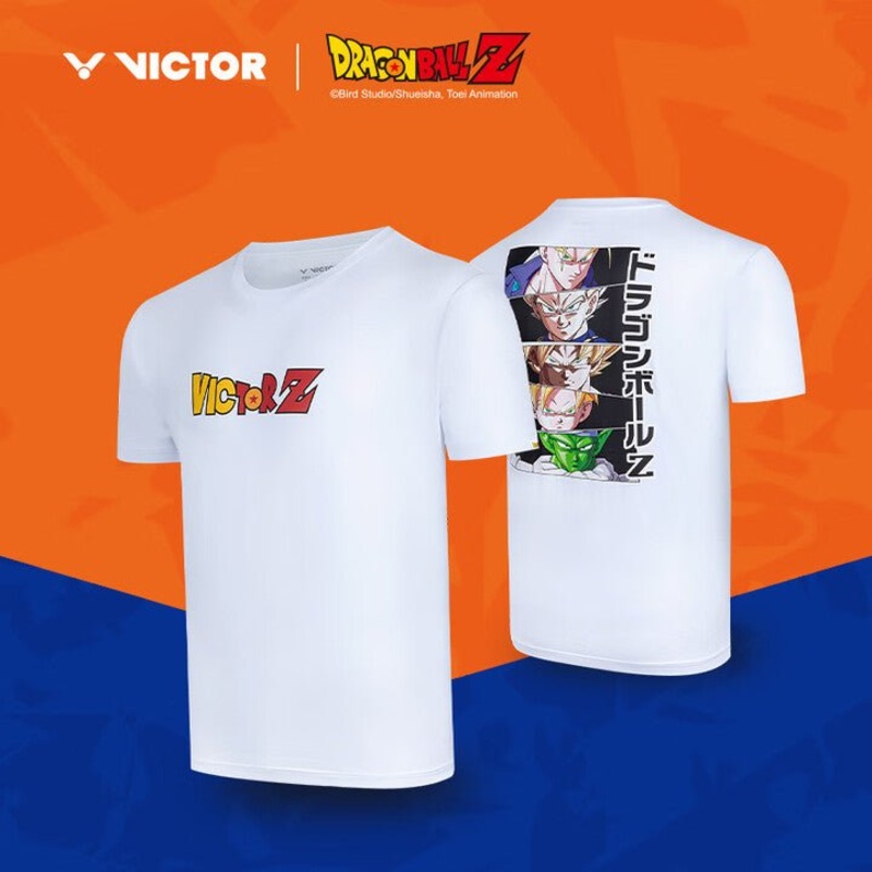 VICTOR x Dragon Ball Z Unisex Knitted T-Shirt – T-503DBZ-A White