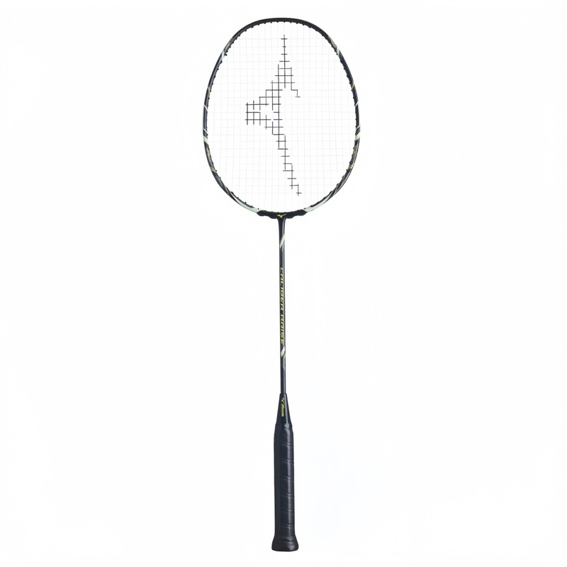 MIZUNO CALIBER RAISE (Black/Green) Badminton Racquet  Strung & Free Grip