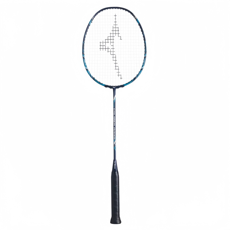 MIZUNO CALIBER RAISE (Navy/Blue) Badminton Racquet  Strung & Free Grip
