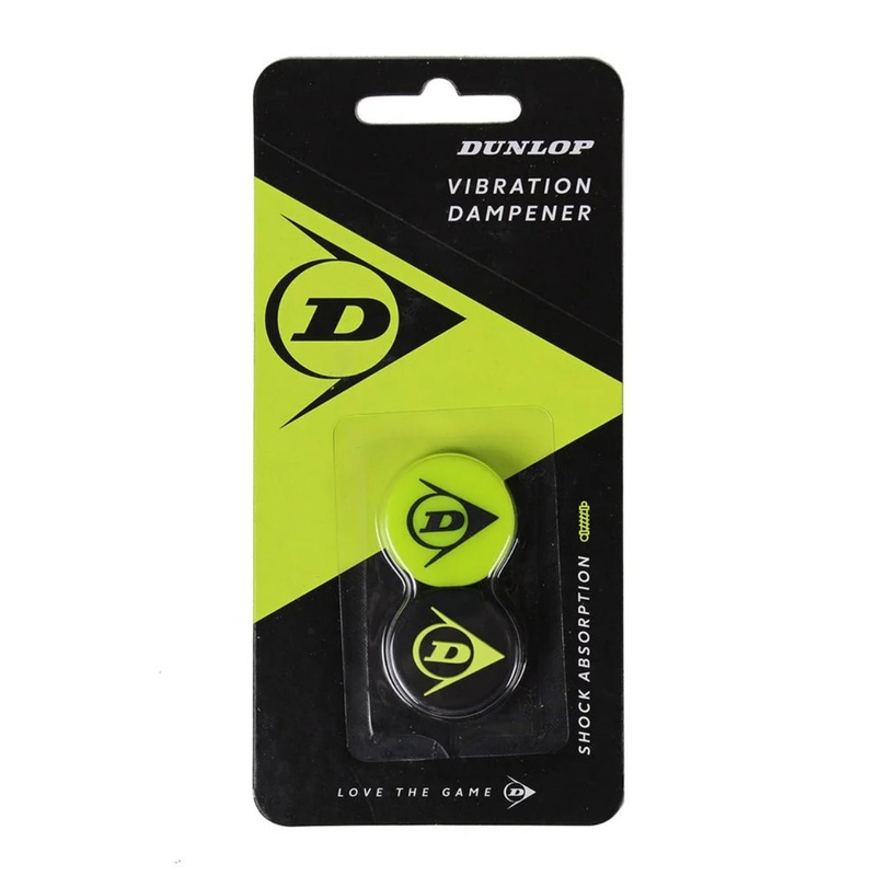 DUNLOP FLYING D Tennis Vibration Dampener (Pack of 2) – Yellow/Black