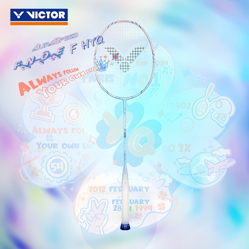 VICTOR Auraspeed Fantme F HYQ (HUANG YA QIONG Edition) 4U/G5 Badminton Racquet  Unstrung & Free Grip | 2025 NEW