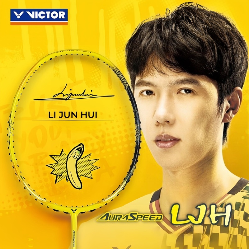 VICTOR Auraspeed LJH Banana (LI JUN HUI Edition) 5U/G6 Badminton Racquet  Unstrung & Free Grip | 2025 NEW