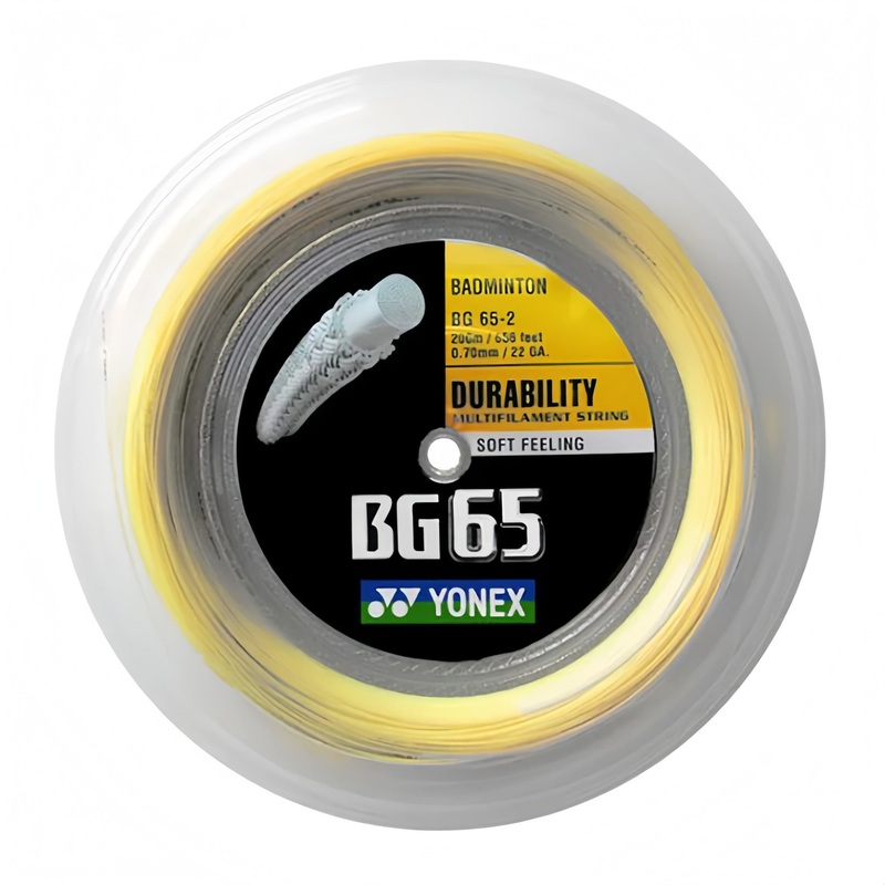 YONEX BG65 Badminton String Coil (200m) – Orange