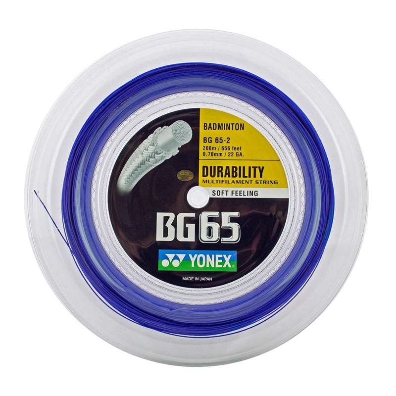 YONEX BG65 Badminton String Coil (200m) – Royal Blue
