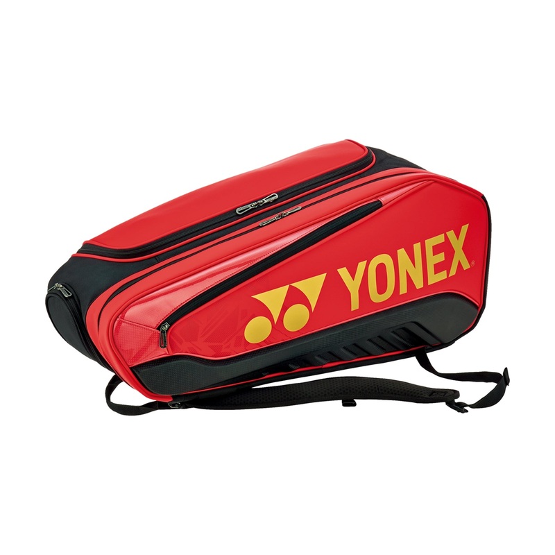 YONEX 2025 Expert Badminton/Tennis Racquet Bag (6pcs) Red/Black BA02526EX