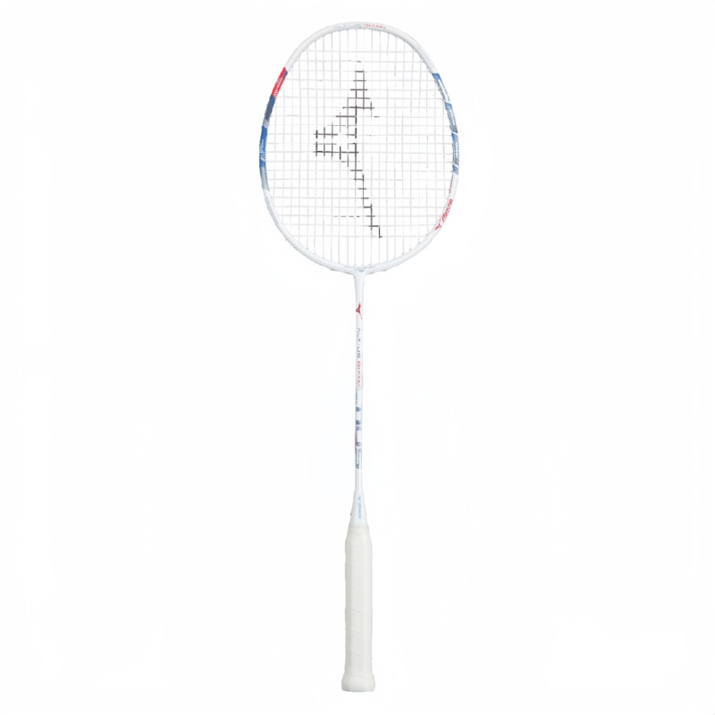MIZUNO ALTIUS 01 FEEL (White/Red) 3U/G5 Badminton Racquet  Unstrung & Free Grip