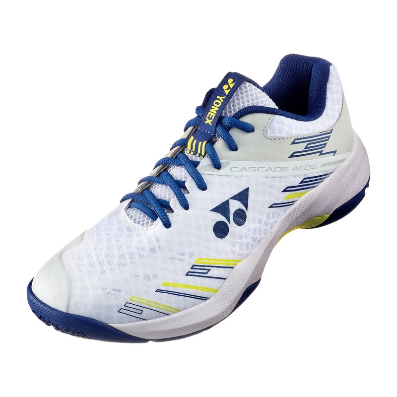 YONEX Power Cushion Cascade Drive Accel UNISEX Badminton Shoes – White/Navy
