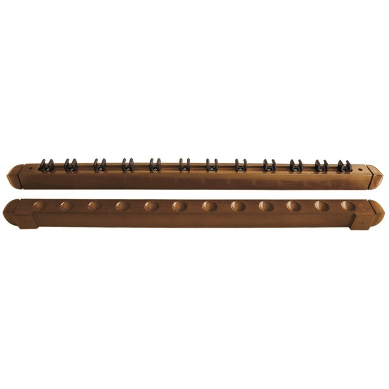 Clip Wall Rack|Oak|12 Cues