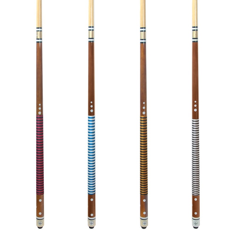 Nylon Wound 2pce Cue|Red|Blue|Yellow|White|57″