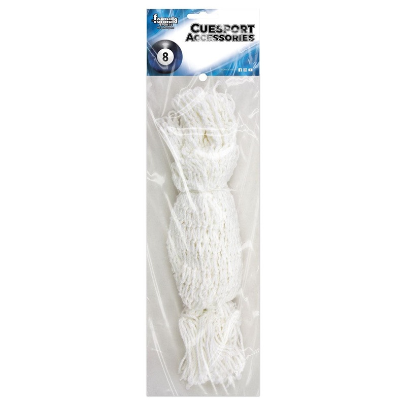 10 Cotton Mesh Pocket Nets|White