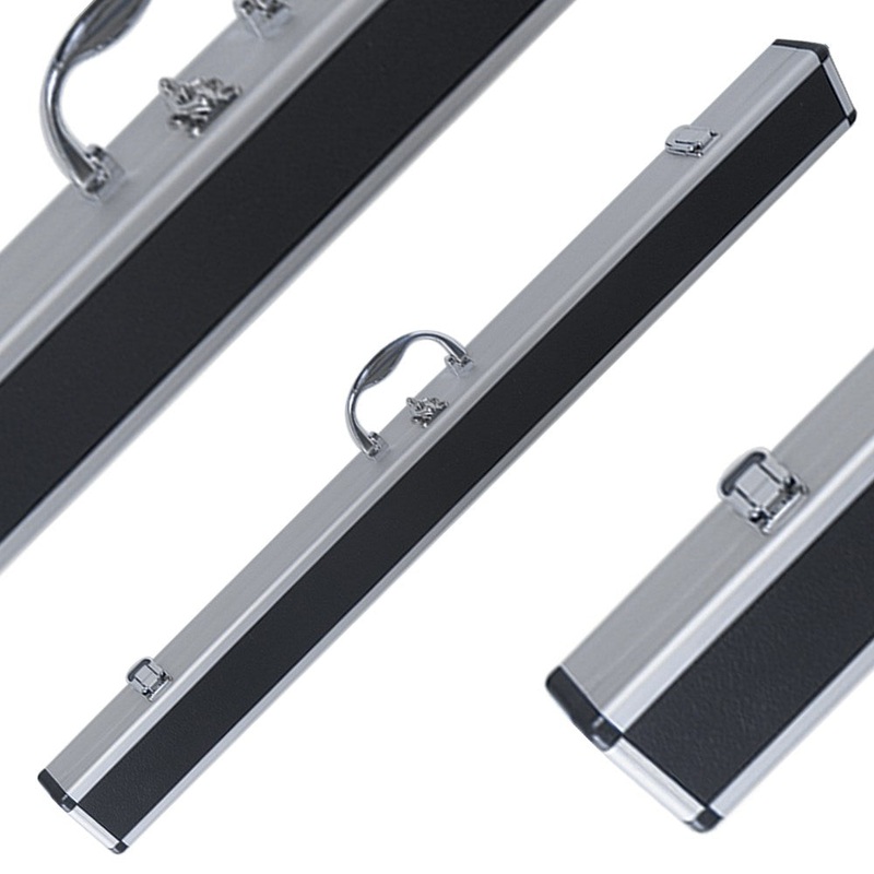 2pce Cue Case 34|Aluminium/Black