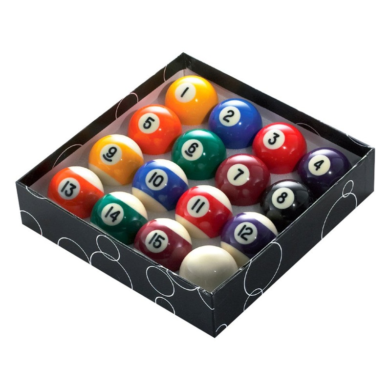 Standard Pool Balls Boxed|1 7/8″