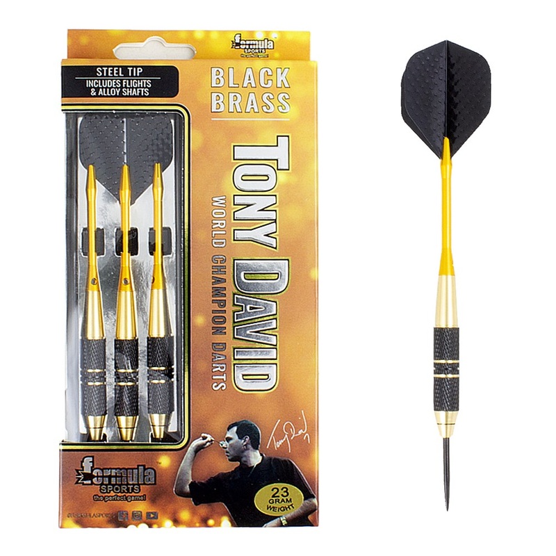 Tony David Black Brass Darts|21g|23g|25g