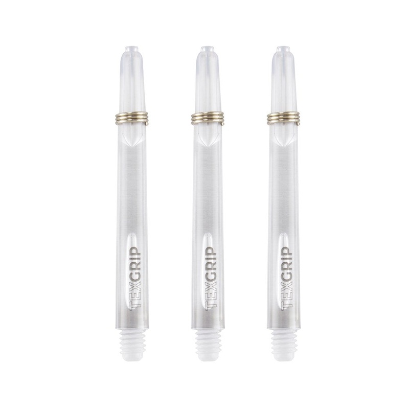 TEX Grip Clear Nylon Shafts|Short|Intermediate|Medium|Clear