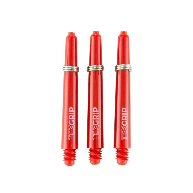 TEX Grip Red Nylon Shafts|Short|Intermediate|Medium|Red