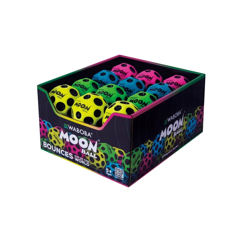 Moon Ball in 2 Tier Display – CDU Loose (24) Assorted Colours