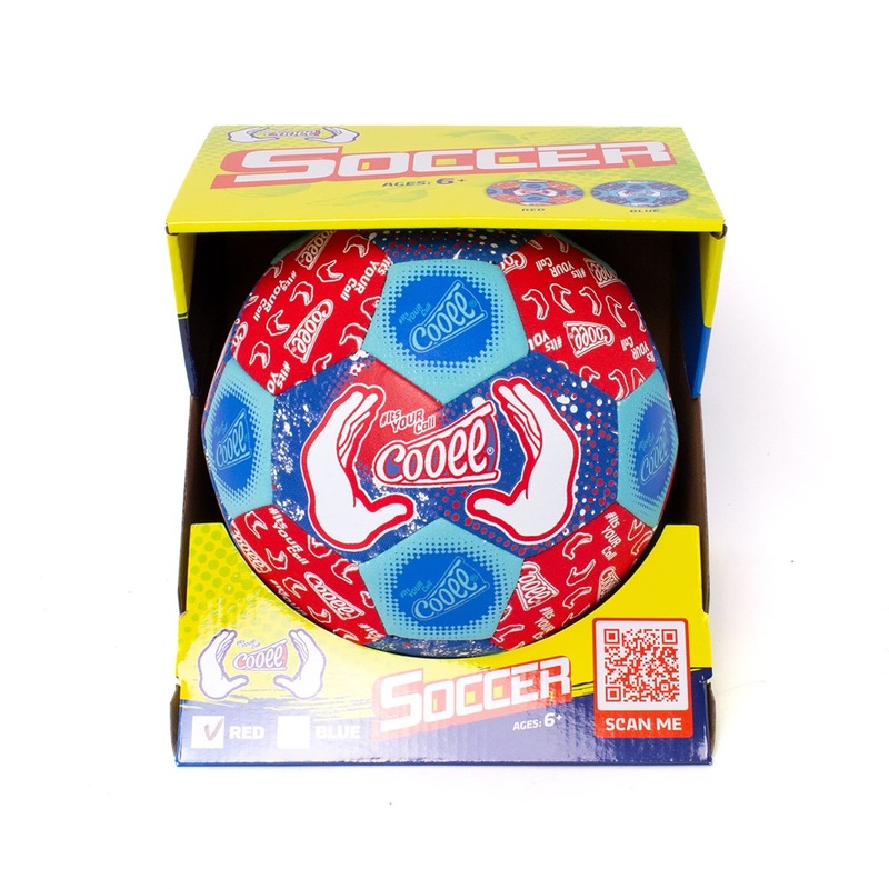 Soccer|Red|Blue|No. 5|Neoprene