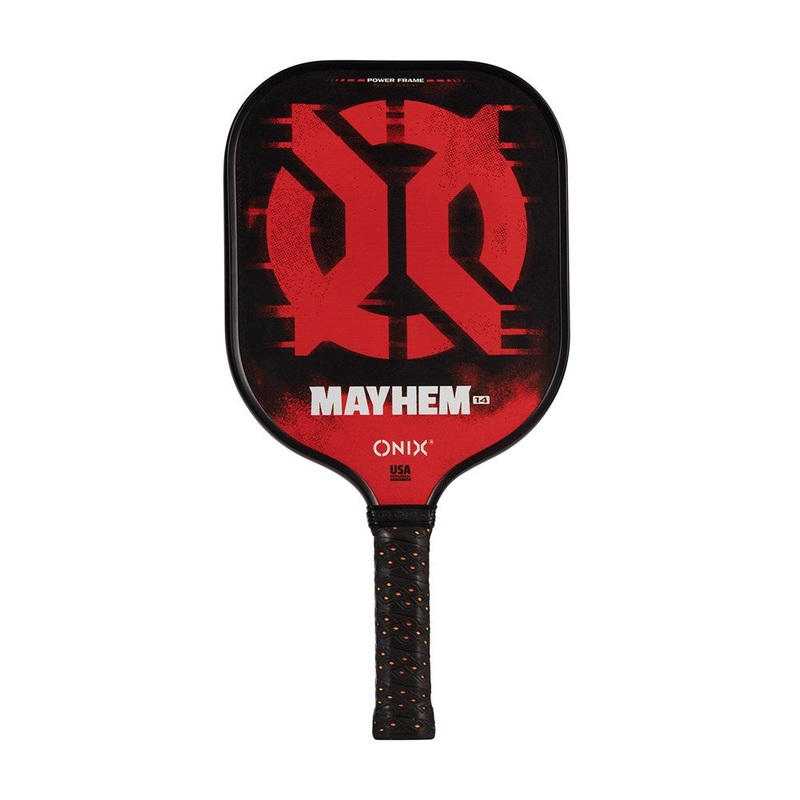 Mayhem Pickeball Paddle|14mm|16mm|Orange/Black