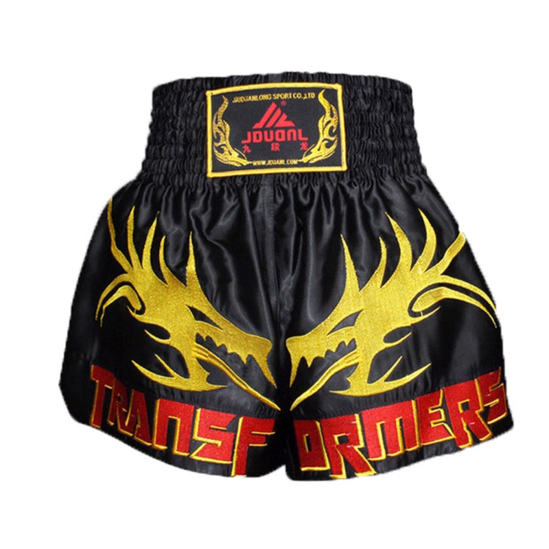 Jduanl Muay Thai short TD001|Black|Blue|M|L|XL|XXL|XXXL