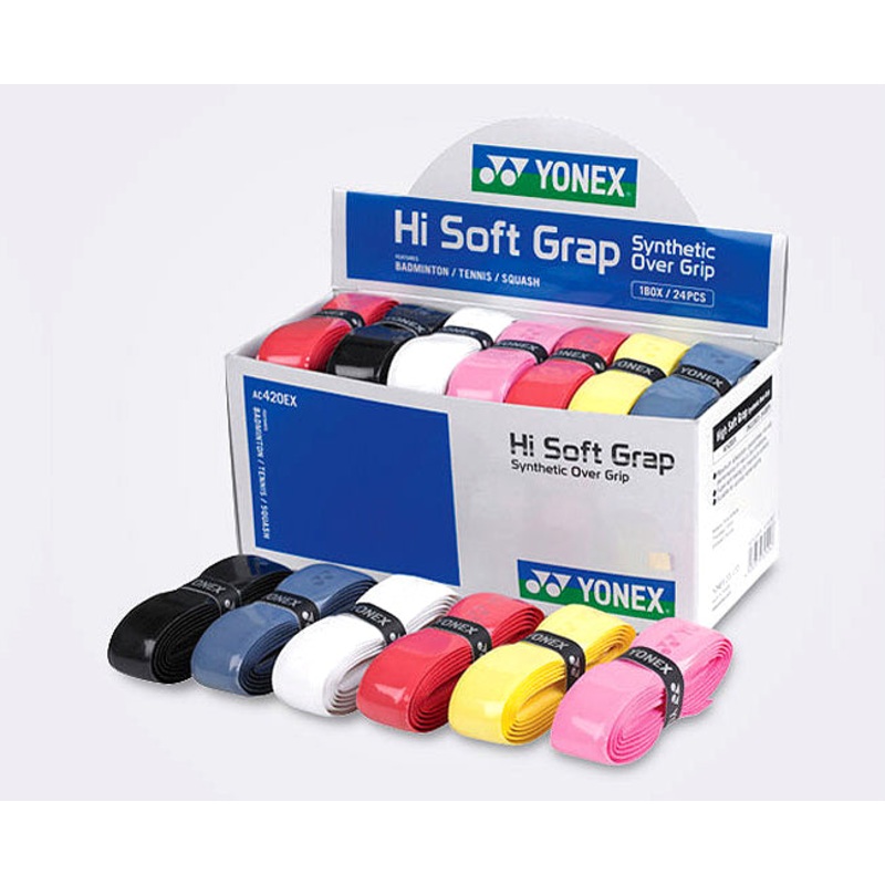 YONEX Hi Soft Grap AC420EX|Red|Black|Yellow|White|Pink|Deep Blue