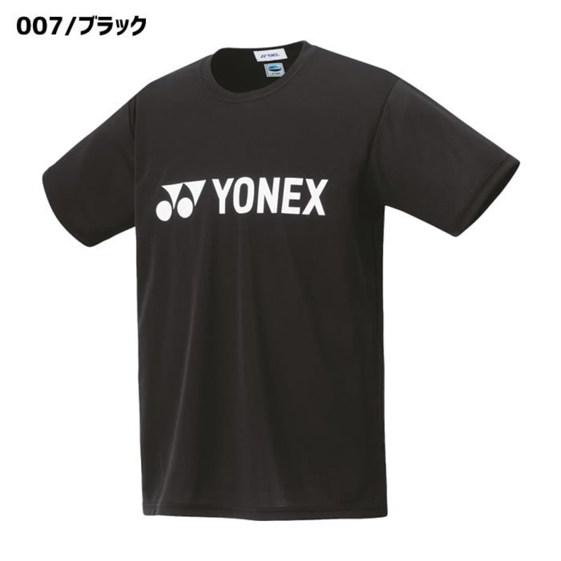 YONEX T-shirt 16501|Black(007)|White(011)|Red(496)|Neon Pink(705)|Midnight Navy(472)|Fluorescent Yellow(402)|XS|S|M|L|XL(O)|XXL(XO)