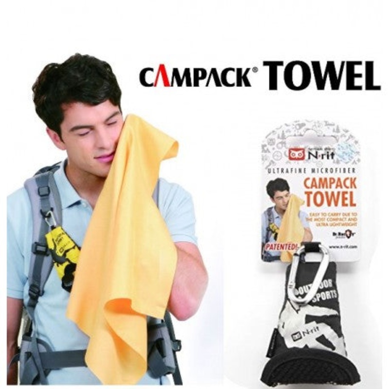 N-rit Campack Towel|Yellow|Blue|Green|Black|Fluorescent Yellow Logo|Yellow Logo