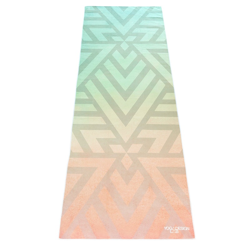 Yoga Design Lab Yoga Mat Towel Popsicle maze