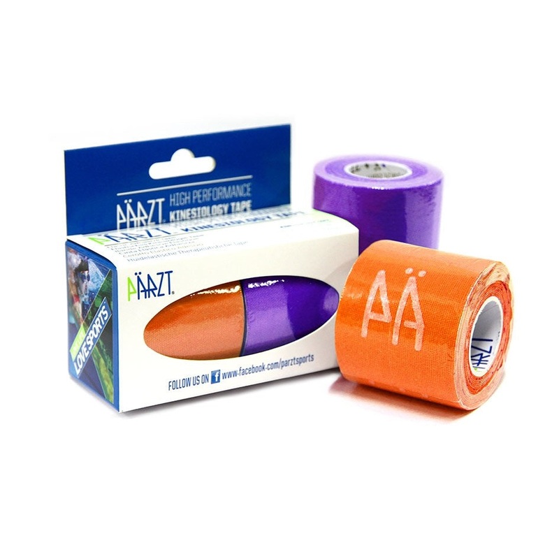 PARZT Double Rolls 2×2.75mX5cm Cotton Kinesiology Tape