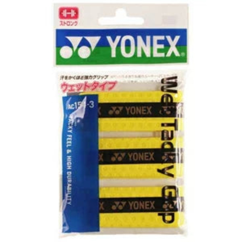 YONEX Grip Tape AC154-3|Black(007)|White(011)|Pink(122)|Yellow(151)