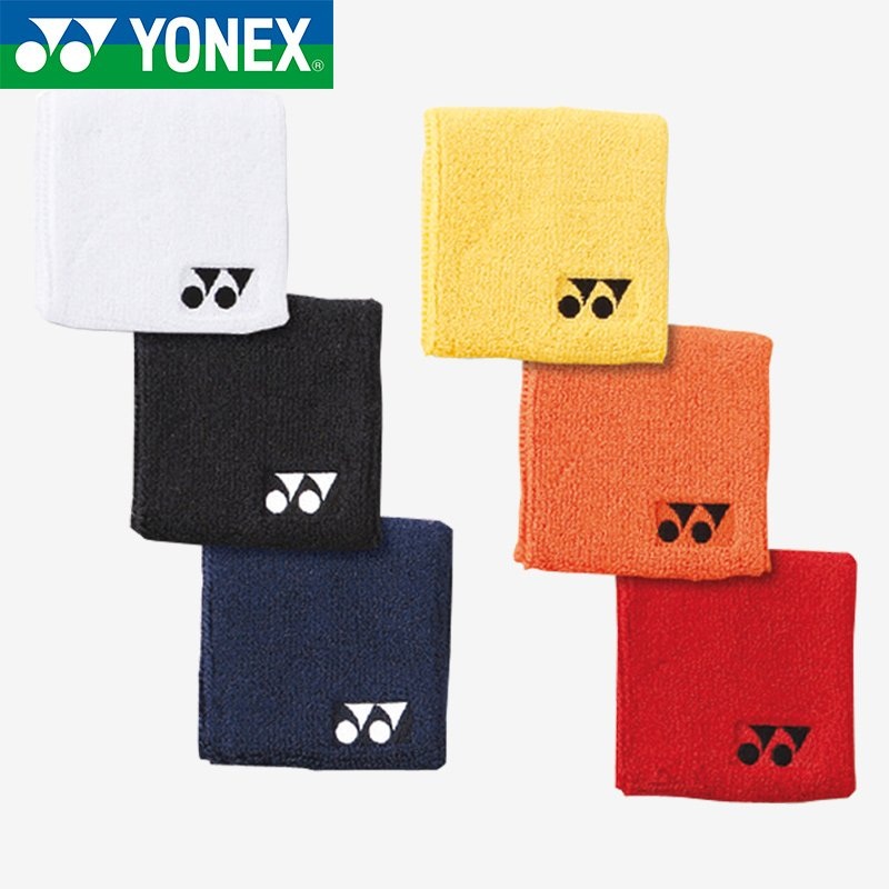 Yonex Wristband Pair AC489EX|White|Black|Yellow