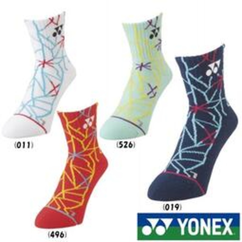 Yonex Sport Socks 19185|White (011)|Navy blue (019)|Sunset Red (496)|Mintha Blue (526)