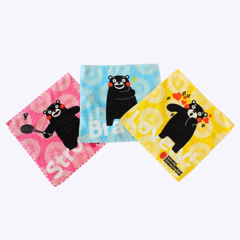 Handkerchief Towel Kumamon ver.(3 pcs set)