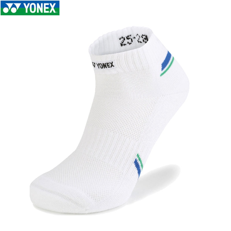 Yonex Men’s Socks 145082BCR|White/Blue(256)|White/Orange(373)|Navy(629)