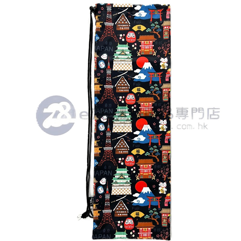 Handmade Water Resistant Racket Case (Black TOKYO150