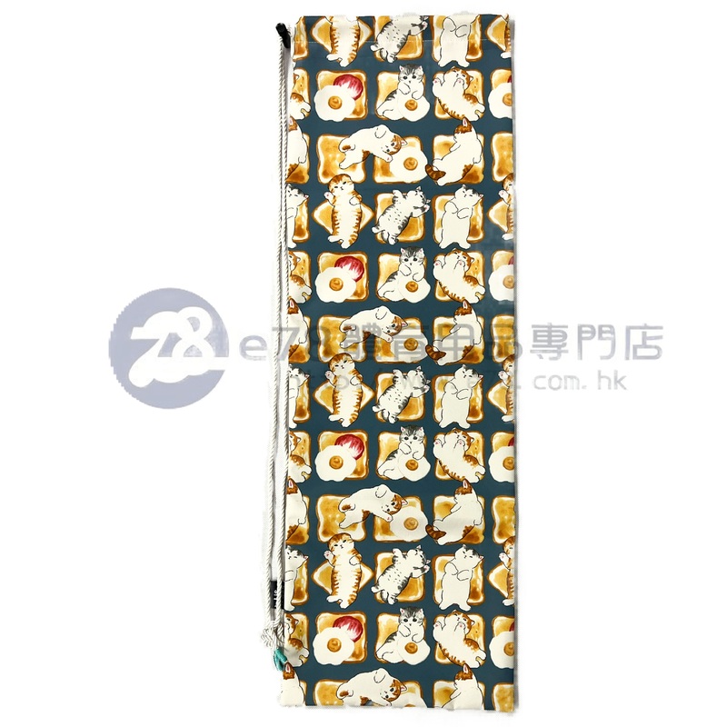 Handmade Water Resistant Racket Case (Bread cat161