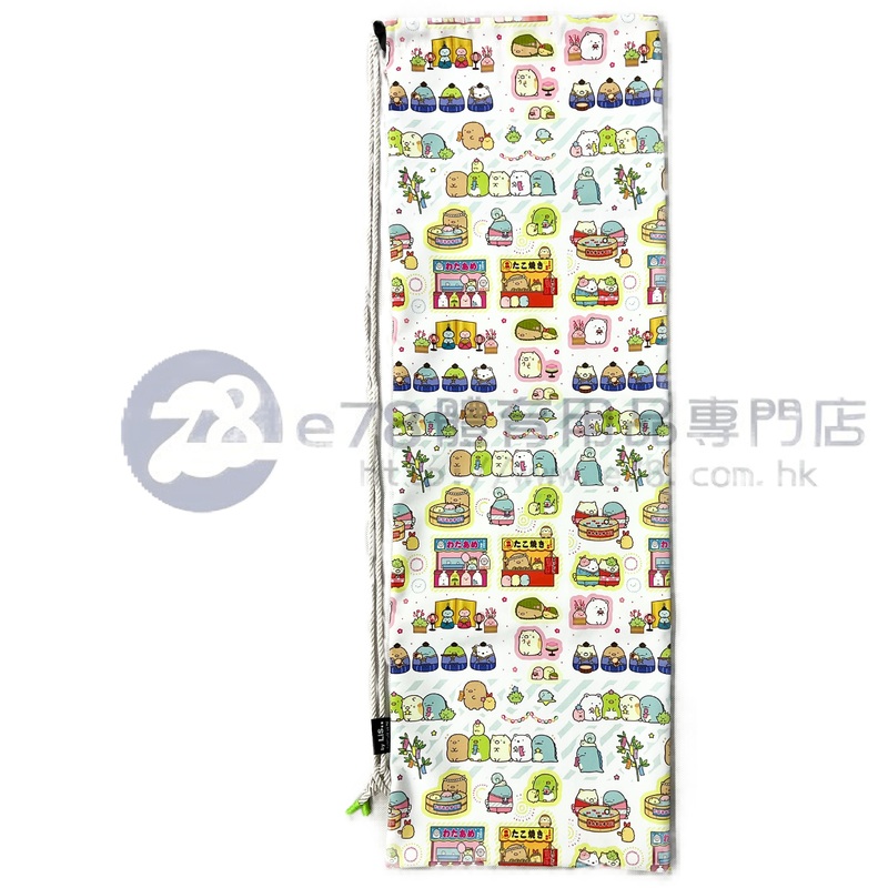 Handmade Water Resistant Racket Case ( White Sumikko Gurashi148