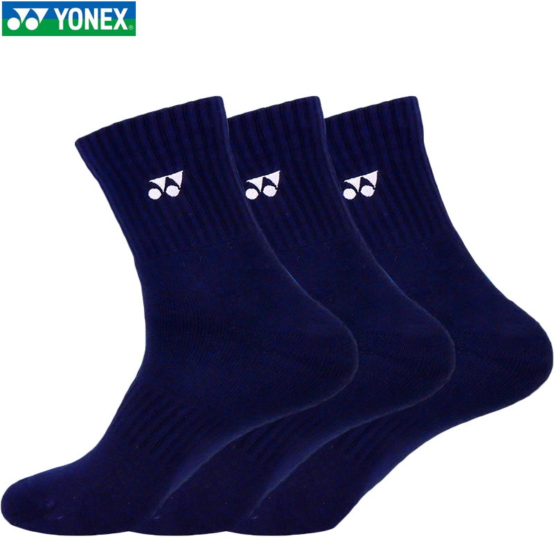 Yonex Men’s Socks 145202BCR|Black(007)|White (011)|Dark blue(629)