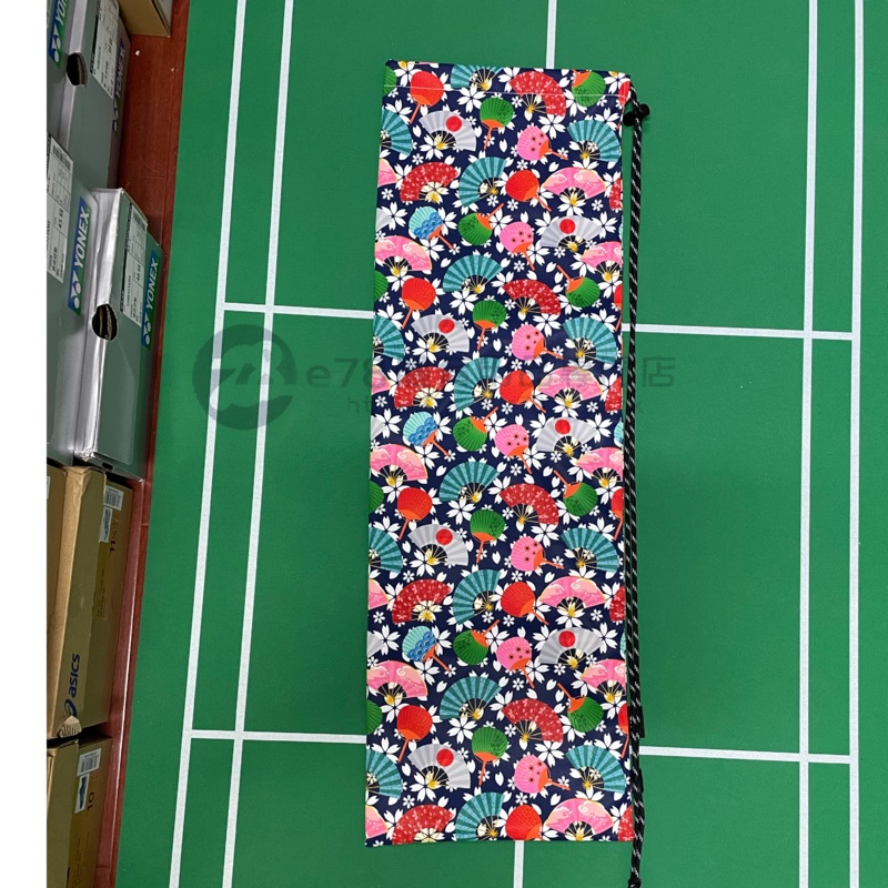 Handmade Water Resistant Racket Case ( Confetti fan 201