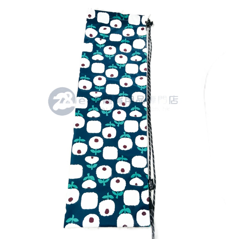 Handmade Water Resistant Racket Case ( green background flower 207