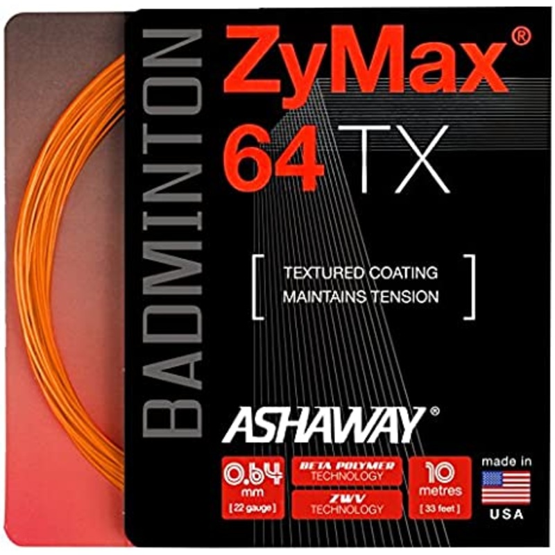 Ashaway ZyMax 64 TX STRINGING SERVICE