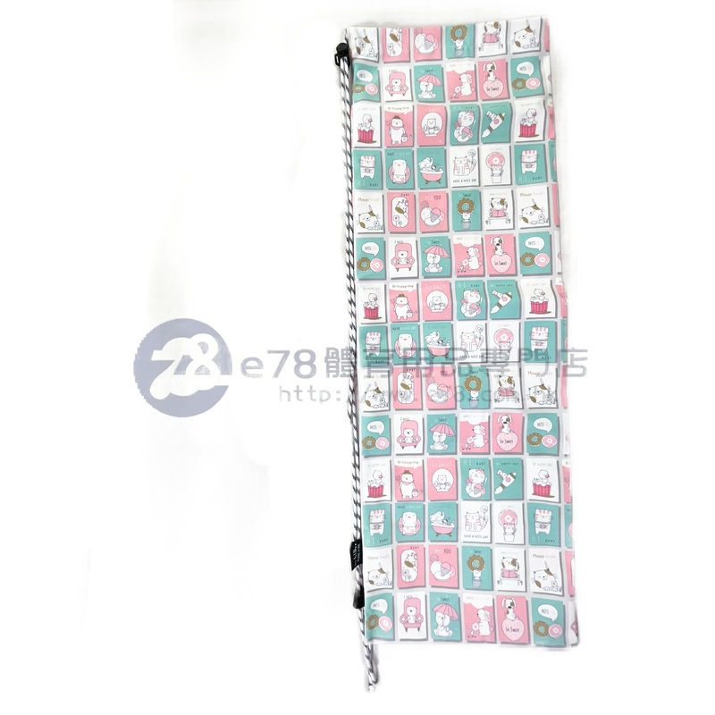 Handmade Water Resistant Racket Case ( Pink animal 223