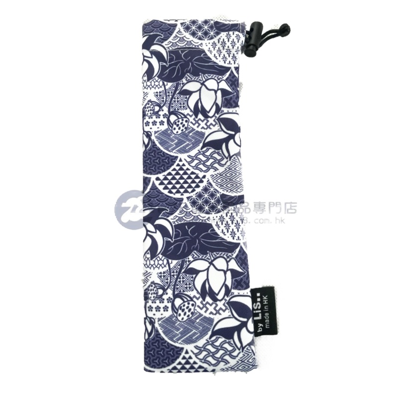 Handmade Water Resistant handle Case ( Blue Lotus 218