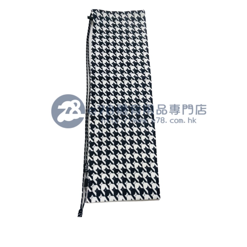 Handmade Water Resistant Racket Case (black and white M cat 239