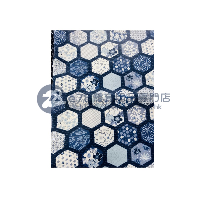 Handmade Water Resistant Racket Case (Blue flower 238