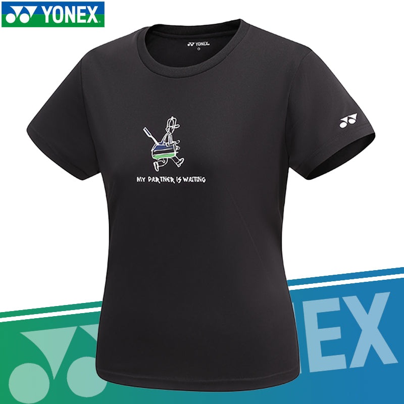 YONEX Women T-shirt 215013BCR|Black(007)|White(011)|Light blue(427)|M|L|XL(O)|XXL(XO)