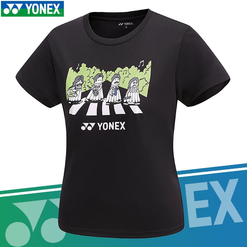 YONEX Women T-shirt 215033BCR|Black(007)|White(011)|Light blue(427)|M|L|XL(O)|XXL(XO)