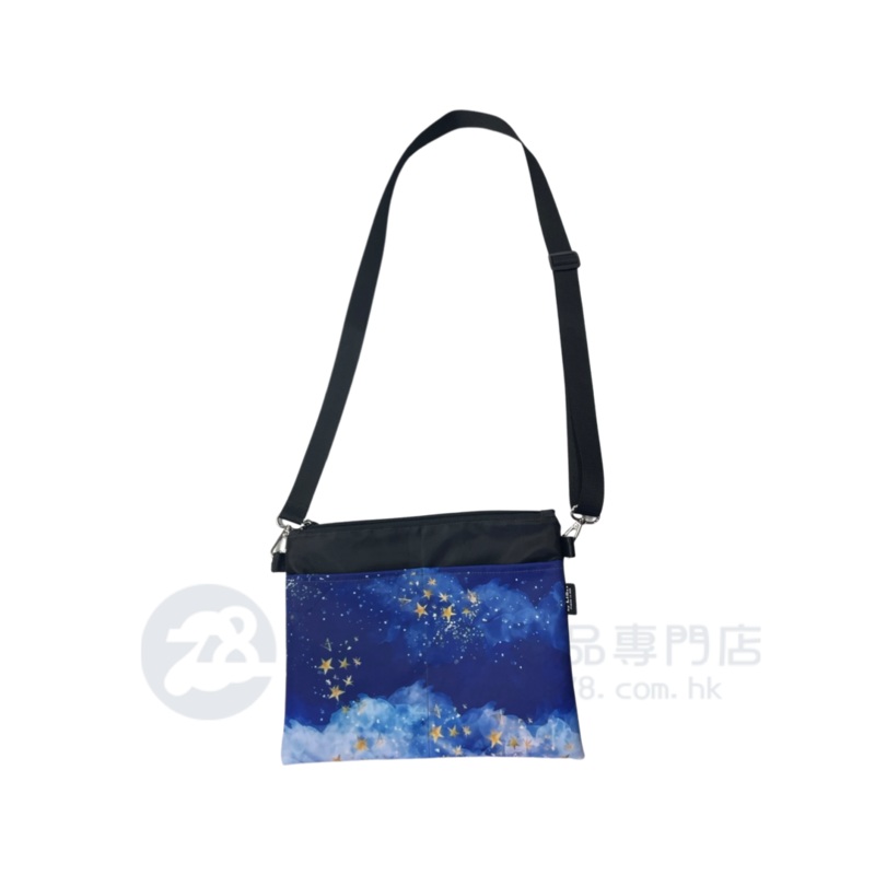 Handmade Water Resistant  cross body bagBlue sky106)